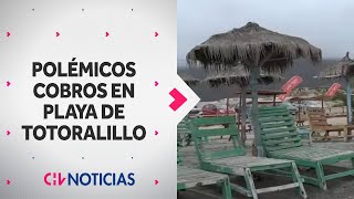 POLÉMICOS COBROS en Playa de Totoralillo Piden 10 mil por sillas y no dejan espacio para toallas [upl. by Eronel]