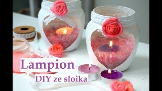 Lampion ze słoika DIY z pachnącą solą to ciekawy prezent na dzień mamy lub na dzień babci [upl. by Moreno]