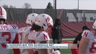 Huskers Big Ten Schedule Set [upl. by Llednav621]