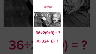 IQ TEST İnsanların � u cevaptan emin olamıyor matematik puzzle bulmaca braingames iqtest [upl. by Erlandson]