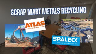 Scrap Mart Metals Recycling Grows Business with Atlas Handlers amp Spaleck Screener from KirbySmith [upl. by Enneillij]