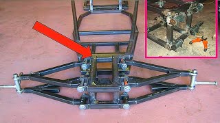 Membuat poros Kaki Kaki Cross Go Kart  Build Axle Go Kart homemade  Build Mini Buggy  Mobil Mini [upl. by Lek]