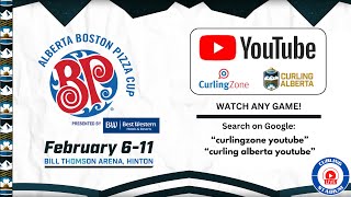 Kevin Koe vs Karsten Sturmay  Draw 5  Alberta Boston Pizza Cup FEATURE [upl. by Ydaj]