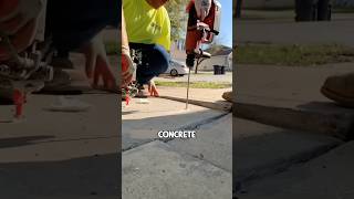 Costeffective concrete repair with expanding foam shorts [upl. by Ponce]