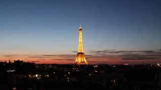 Time Lapse Bastille Day 2015 fireworks from the Eiffel Tower [upl. by Anyela]