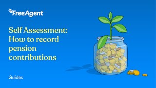 Self Assessment How to record pension contributions [upl. by Helaine]