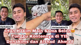 Irfan Hakim Tamu pertama yang mengunjungi Selen Harimau Putih Alshad Ahmad  Tunggu Aja Kontennya😍 [upl. by Metcalf]