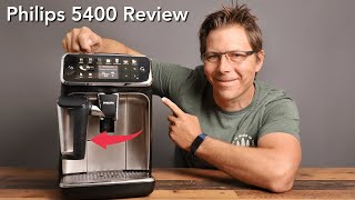 Philips 5400 LatteGo Superautomatic Coffee Machine Review [upl. by Asikal]