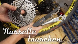 Fahrrad Kassette wechseln  SramPG1070 gegen PG720 [upl. by Maxantia]