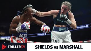 What e braw Claressa Shields vs Savannah Marshall Full Fight [upl. by Iny]