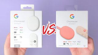 Chromecast with Google TV HD vs Chromecast 4K Whats the difference [upl. by Sirromad]