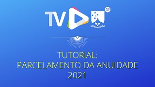 Tutorial veja como fazer o parcelamento da anuidade 2021 [upl. by Aseen433]