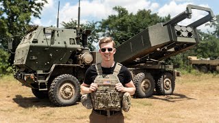 Firing the US Armys Incredible HIMARS Rocket Launcher [upl. by Cowles554]