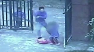 China releases footage of school knife attack [upl. by Enelrad]