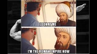 Ancient History Meme Ottoman Fall of Constantinople 1453  Ottoman Empire memes Short AOT [upl. by Aidualk]