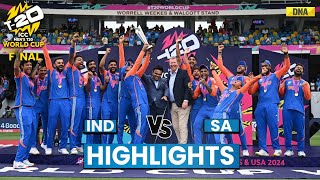 India Vs South Africa Highlights India Become Champions Of T20 World Cup 2024 Beat SA By 7 Runs [upl. by Lassiter433]