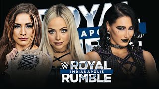 WWE Liv Morgan amp Raquel Rodriguez vs Rhea Ripley Full Match WWE Royal Rumble 2024 Highlights [upl. by Airres]