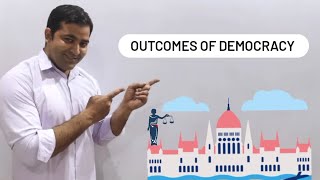 OUTCOMES OF DEMOCRACY  CLASS 10 TH  CIVICS 202425 [upl. by Ulrica]