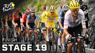 Highlights 2024 Tour de France Stage 19 finish  Cycling on NBC Sports [upl. by Thaddus]