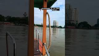 we crossed Chao Phraya river krungthepmahanakhon thonburi Chao Phraya [upl. by Wil]