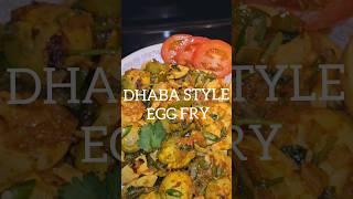 Dhaba style egg fry egg minivlog viralvideo snacks youtubeshorts [upl. by Neltiac]