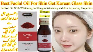 Hemani Saffron Oil Review  Zafran Ke Kaide  Saffron Face Glowing Oil Face Massage Oil Zafran Oil [upl. by Henderson151]