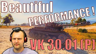 VK 3001 P  Beautiful Performance  World of Tanks [upl. by Eniamrej426]