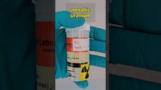 metallic Uranium easily oxidizes experiment science radioactivity uranium [upl. by Lerual864]