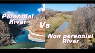 Differences between Perennial River and Non perennial River  Permanent River Vs Seasonal River [upl. by Eldora739]