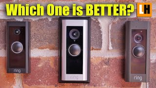 Ring Pro 2 vs Ring Pro vs Ring Wired Doorbell  Comparison of Features Video amp Audio Quality [upl. by Paderna]