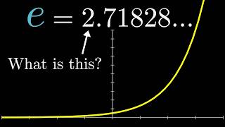 Whats so special about Eulers number e  Chapter 5 Essence of calculus [upl. by Laszlo]