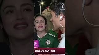 A los hinchas mexicanos no les importó el alto precio de la cerveza en Qatar😂🔥 QatarEnDirectoCHV [upl. by Henghold]