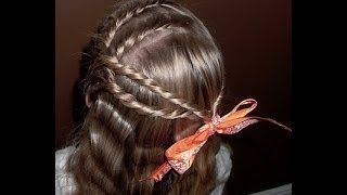 How to do a French Twist Braid Hairstyle  Pretty Hair is Fun [upl. by Oijres146]