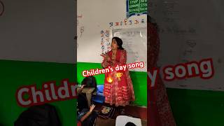 Childrens day song trending 14november childrenday shorts school manavclassesvideo [upl. by Annahsar]