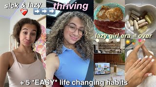 VLOG getting my life together  5 small daily HABITS that UPGRADE your life ⭐️ [upl. by Mij]