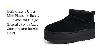 UGG Classic Ultra Mini Platform Boots– Elevate Your Style Literally w Cozy Comfort amp Iconic Flair [upl. by Tamberg]