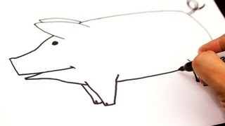 How To Draw A Pig [upl. by O'Doneven]