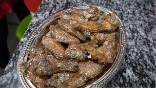 HOW TO MAKE 24 KARAT GOLD FLAKES CHICKEN DRUMMERS [upl. by Adnawyt436]