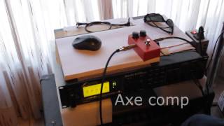 Axe FX 2 compressor  MXR dyna comp [upl. by Enilav]