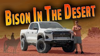 Chevrolet Colorado ZR2 Bison and Silverado HD ZR2 Bison First Drive [upl. by Akirahs]