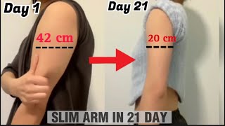 Slim Arm Fat Exercise  Do it Everyday to Reduce Arm Fat in 21 Days  Home Fitness Challenge [upl. by Lau]