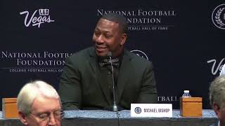 Michael Bishop Kansas State  2023 College Football Hall of Fame Press Conference [upl. by Edia]