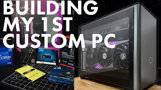 MY FIRST CUSTOM PC BUILD  NR200P MAX ASMR [upl. by Nerrot]