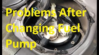 Common Problems After Changing Fuel Pump and How Fix Them [upl. by Ruddie]