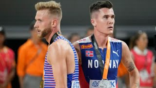 1500m Beef Josh Kerr and Jakob Ingebrigtsen [upl. by Justine]