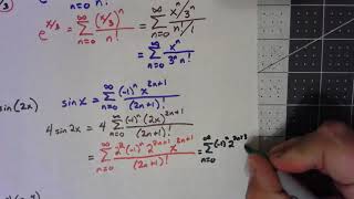 Calculus II 1092 Substitutions into Taylor Series [upl. by Shelby]