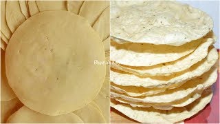 How to make Urad Papad or Papadam or Poppadoms  Start to finish [upl. by Alol]