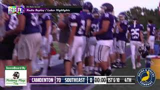 Camdenton Lakers Vs Southeast Knights Football Live [upl. by Amairam]