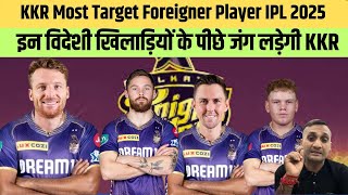 KKR Target Foreigner Player IPL 2025 KKR Target Player IPL 2025 KKR Captain Tyagi Sports Talk [upl. by Milon]