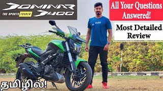 2023 Dominar 400 Detailed Review Your Questions Answered♥️ தமிழில் [upl. by Ykroc792]